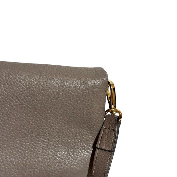 Nordstrom Elenor Taupe Small Crossbody Bag Interior Pockets - Picture 4 of 12